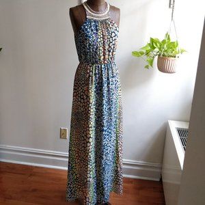 Anthropologie HD in Paris | sz 2, Mayacamas, mosaic print maxi dress